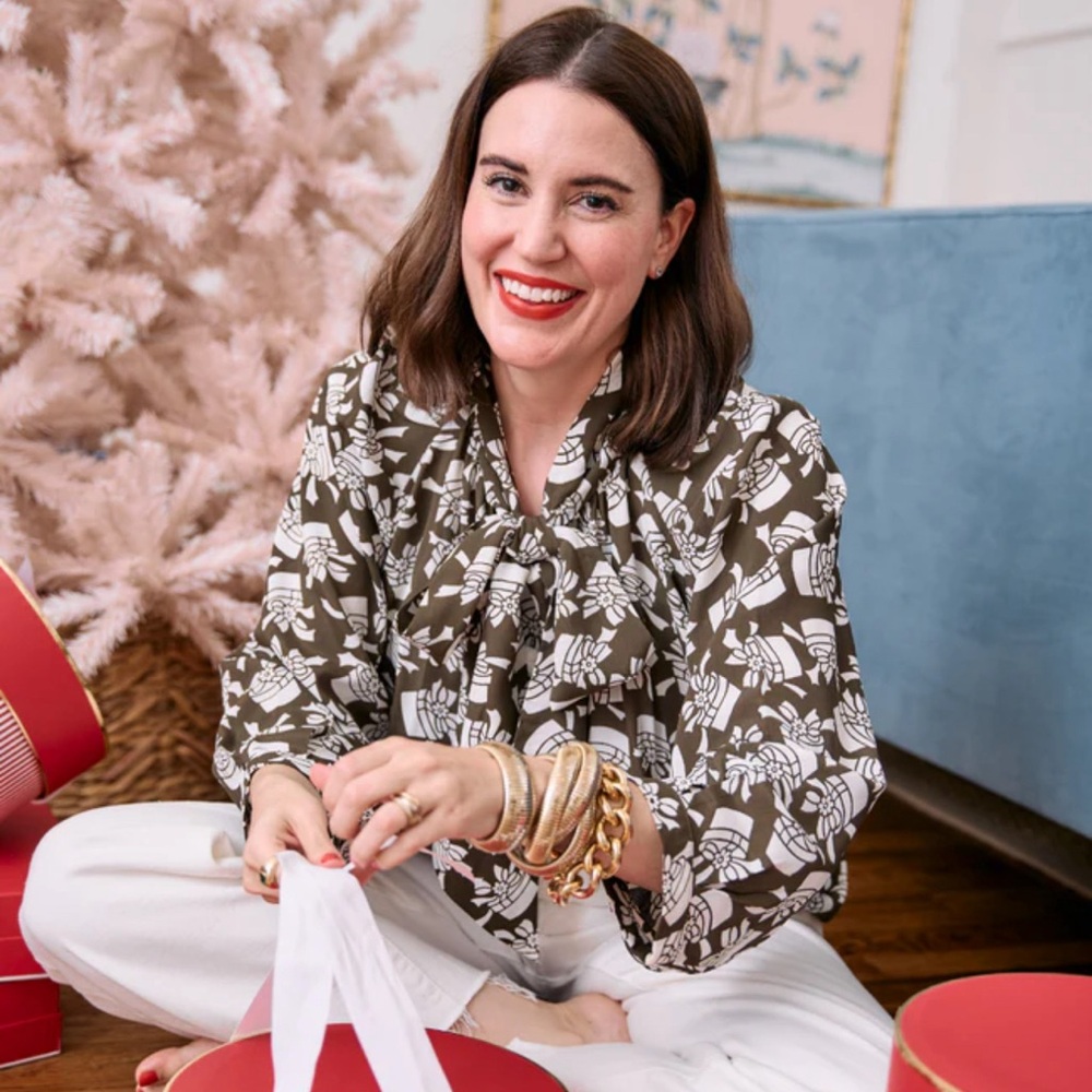 Buru x Val Dittner Bow blouse